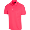 Greg Norman Freedom Micro Pique Men's Polo - Coral Sunset