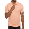 TravisMathew Mucho Gusto Men's Polo - Heather Melon