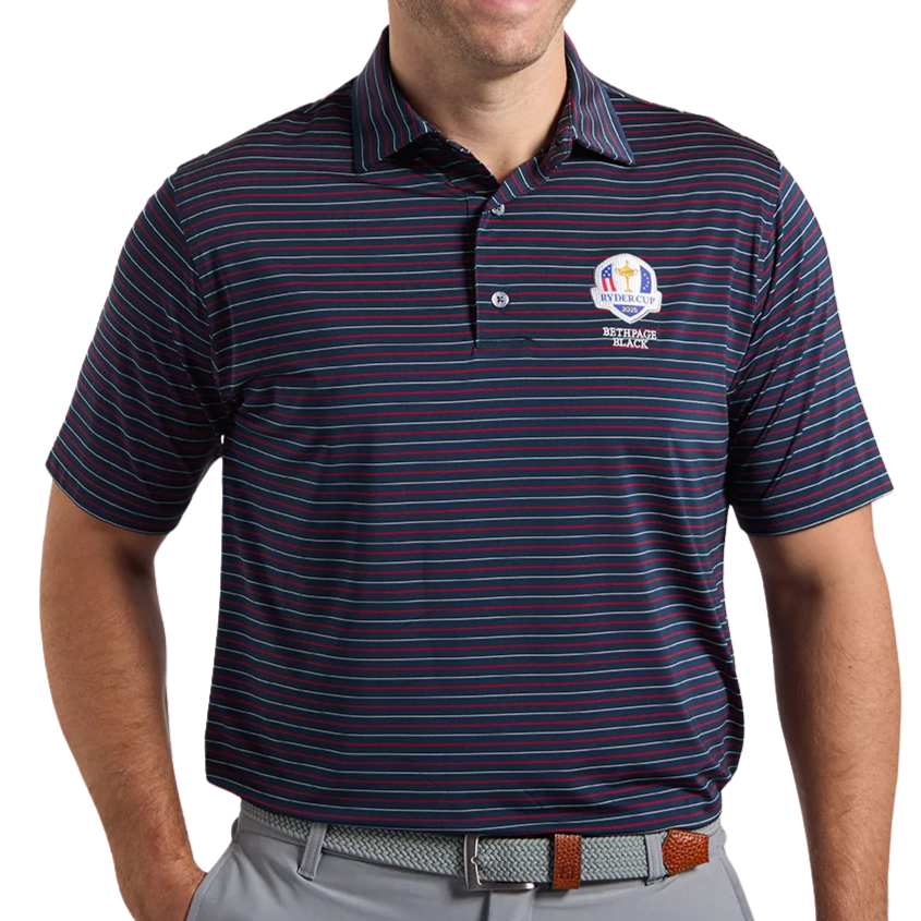 FootJoy '25 Ryder Cup Heather Stripe Men's Polo
