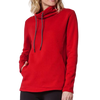 Levelwear Verve Loop Ladies Pullover - Flame Red
