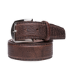 Len American Bison Belt - Brown/Brown