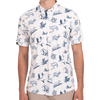 Swannies Brennan Men's Polo - Vintage White