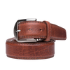 Len American Bison Belt - Cognac