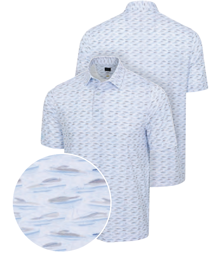 Greg Norman ML75 Stretch Jersey Yacht Club Men's Polo