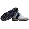 FootJoy Premiere DryJoy Men's Spiked Golf Shoes - White/Navy