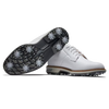 FootJoy Premiere DryJoy Men's Spiked Golf Shoes - White/Light Gray