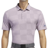 Adidas Textured Jacquard Men's Polo - Preloved Fig