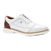 Boxto Legacy Hope Men's Spikeless Golf Shoes - White/Honey
