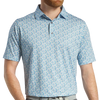 FootJoy Allover Floral Men's Polo - White/Blue/Emerald/Navy