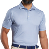 FootJoy Loop Print Men's Polo - White/Skyway