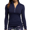 Greyson Halley Quarter Zip Women's Jackets - Midnight Sky