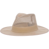 Dorfman Pacific Soaker With Mesh Side Hat - Natural
