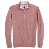Johnnie-O Sully 1/4 Zip Men's Pullover - Crimson