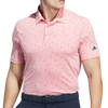 Adidas Ultimate 365 Allover Print Men's Polo - Semi Pink Spark