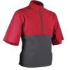 Sun Mountain Monsoon Rain Short-Sleeve Men's Jacket - Red/Steel