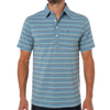 Criquet Top-Shelf Players Men's Polo - Bode Stripe Green