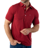 Criquet Tour Players Men's Polo - Cranberry