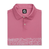 FootJoy Tropical Chestband Men's Polo - Rose