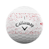Callaway Golf '25 Supersoft Splatter Golf Ball - Spaltter Red