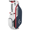 Callaway Golf '24 Fairway + Stand Bag - White/Navy Houndstooth/Red