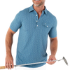 Criquet Performance Sport Players Men's Polo - Mid Mod Navy