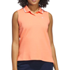Adidas Go-To Pique Sleeveless Women's Polo - Coral Fusion