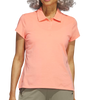 Adidas Go-To Heathered Women's Short Sleeve Polo - Coral Fusion