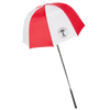 J & M Golf Drizzle Stick Flex Umbrella - Red/White