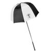 J & M Golf Drizzle Stick Flex Umbrella - Black/White