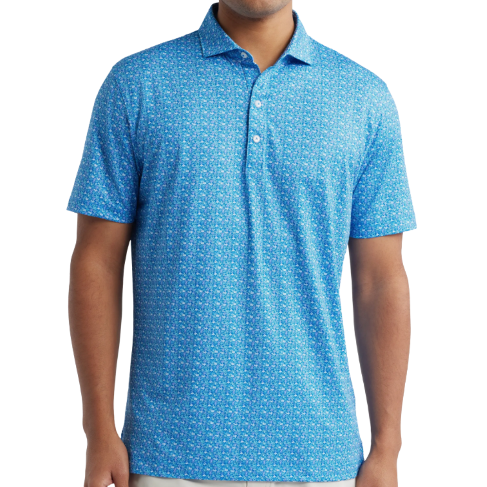Johnnie-O Floral Reef Men's Polo