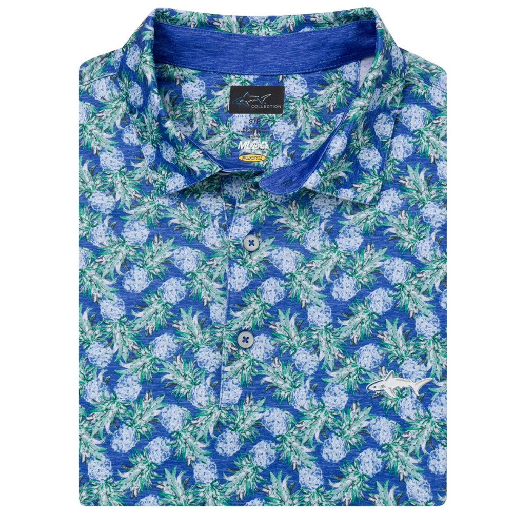 Greg Norman ML75 Stretch Mesh Pina Men's Polo