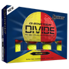 Srixon Q-Star Tour Divide Golf Ball - Yellow/Red