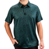 Pins & Aces Hibiscus Men's Polo - Green