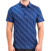 Pins & Aces Chromo Men's Polo - Blue