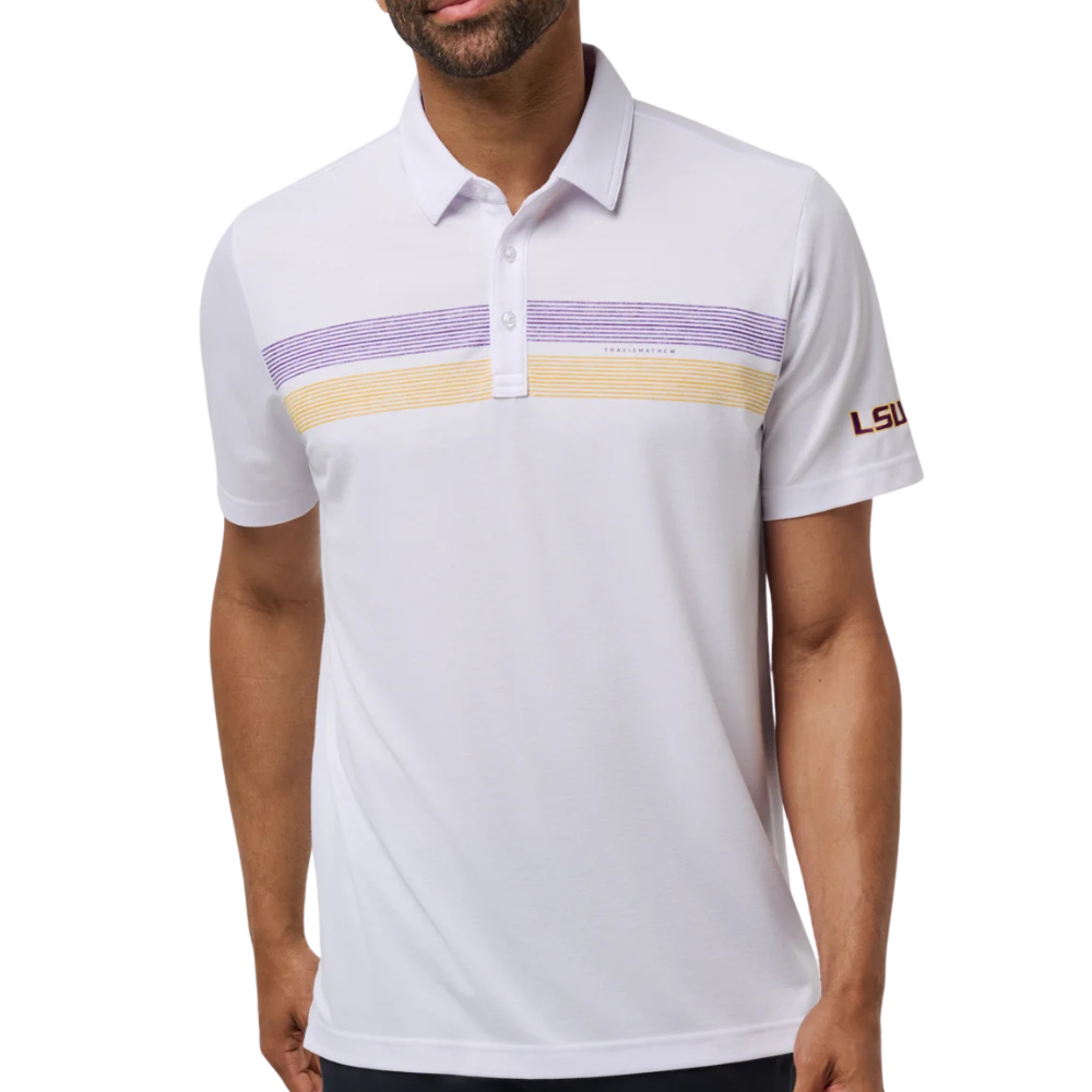 TravisMathew Top Recruit LSU Men's Polo