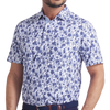 Puma Cloudspun Carmela Floral Men's Polo - White Glow/Haute Tropic