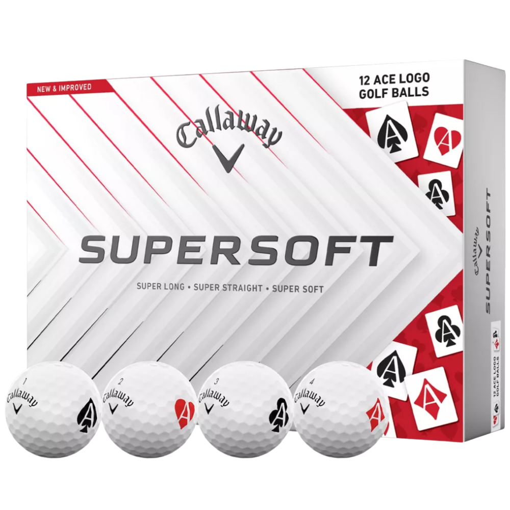 Callaway Golf '25 Supersoft Limited Edition Aces Golf Balls