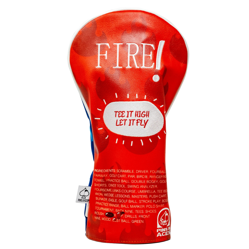 Pins and Aces Fire Sauce Driver Headcovers