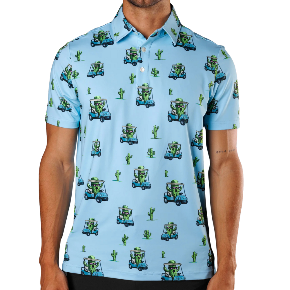 Sunday Swagger Club Cactus Men's Polo