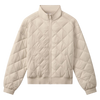 TravisMathew Lights at Night Quilted Women's Jacket - Pumice Stone
