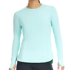 BloqUV Relaxed Scallop Long Sleeve Women's Shirt - Mint