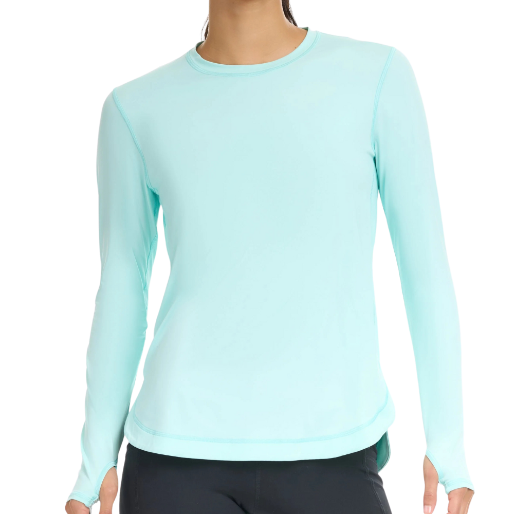 BloqUV Relaxed Scallop Long Sleeve Women's Shirt