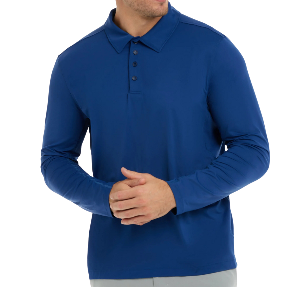 BloqUV Long Sleeve Men's Polo