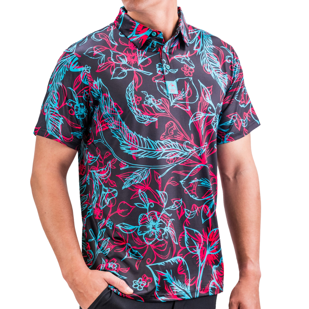 Pins & Aces Cabo Electric Men's Polo