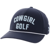 Cowboy Golf Cowgirl 5-Panel Trucker Hat - Navy/Light Blue