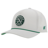 Cowboy Golf Draw Circle Patch Hat - White/Green/White