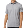 TravisMathew Final Drive Geo Men's Polo - Heather Grey