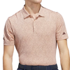 Adidas Ultimate365 Mini Bunker Men's Polo - Power Coral