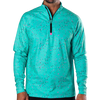 Sunday Swagger Performance 1/4 Zip Men's Pullover - Green