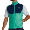 FootJoy '24 US Open Full Zip Men's Vest - Green/Navy
